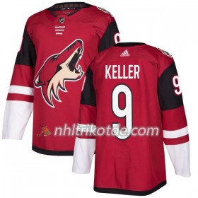 Arizona Coyotes Trikot Clayton Keller 9 Adidas 2017-2018 Maroon Authentic - Herren
